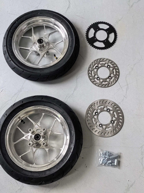 RXTdesigns CNC CHROME SUPERMOTO WHEELSET *Pre-order now*