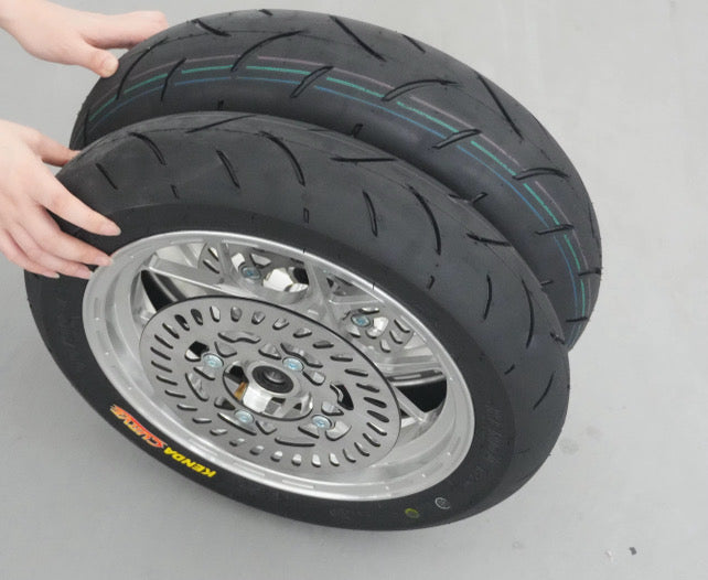 RXTdesigns CNC CHROME SUPERMOTO WHEELSET *Pre-order now*