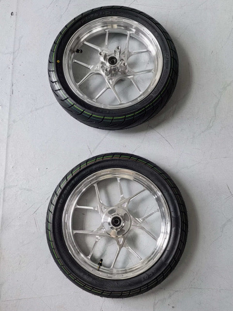 RXTdesigns CNC CHROME SUPERMOTO WHEELSET *Pre-order now*