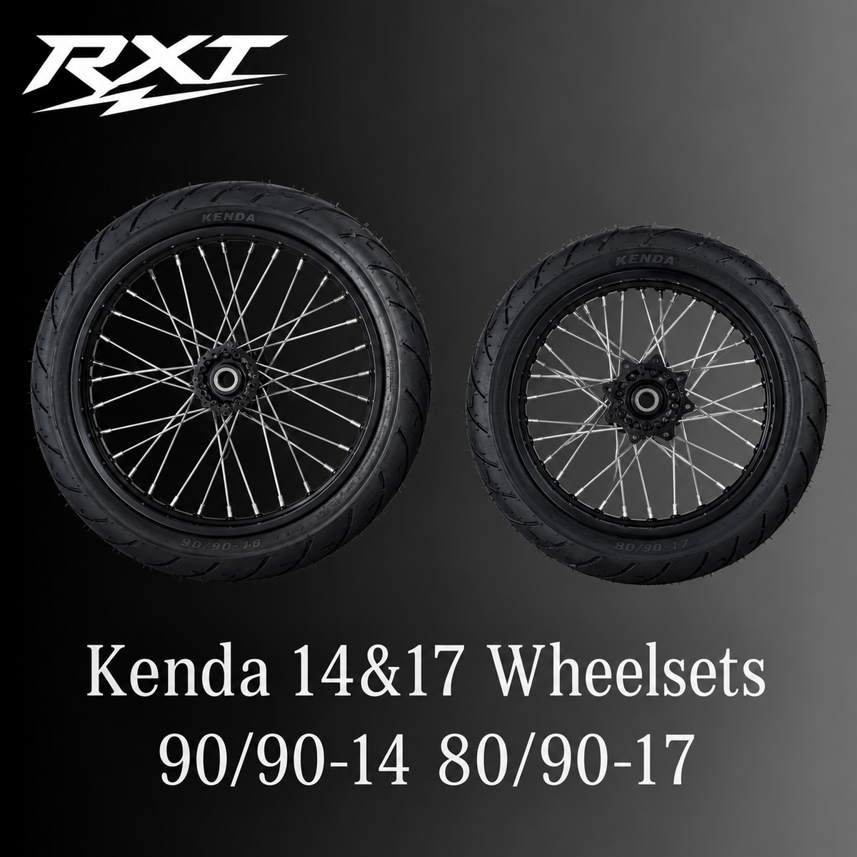 17/14 supermoto WHEELSET (PRE-ORDER)