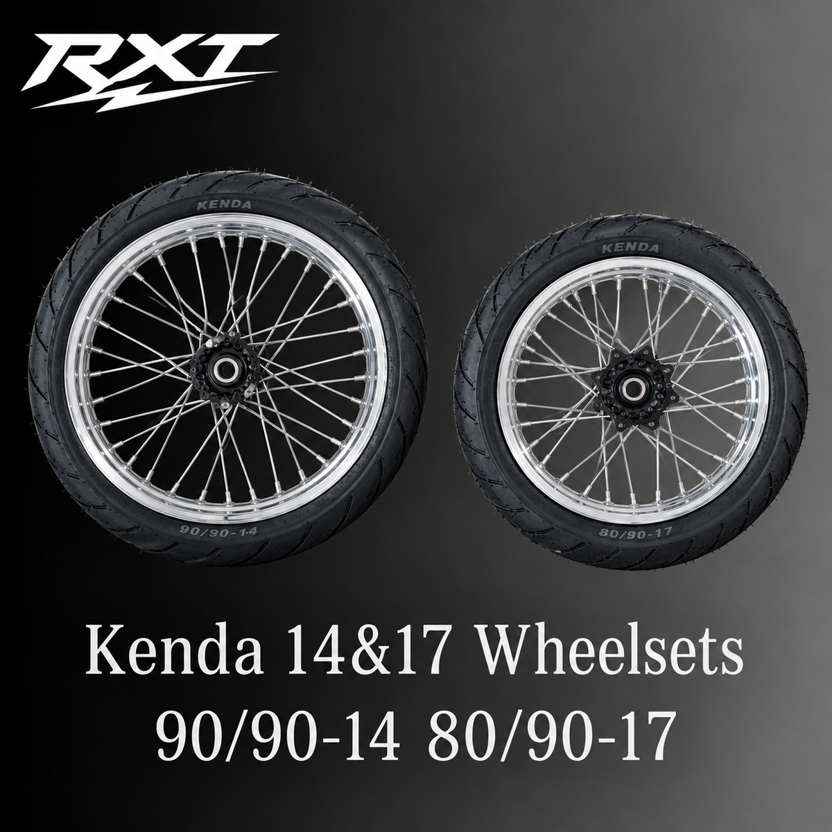 17/14 supermoto WHEELSET (PRE-ORDER)